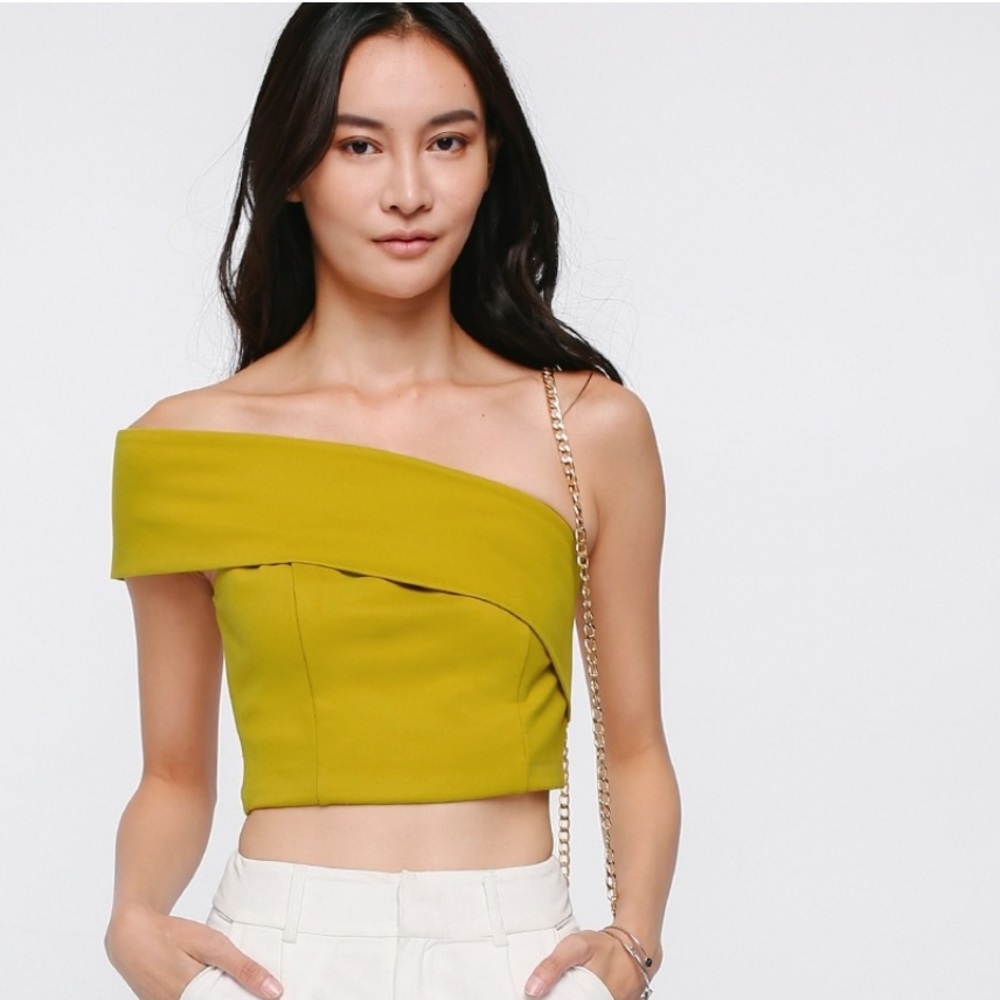 Love Bonito One Shoulder Top